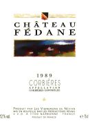 Corbieres-Ch Fedane 1989